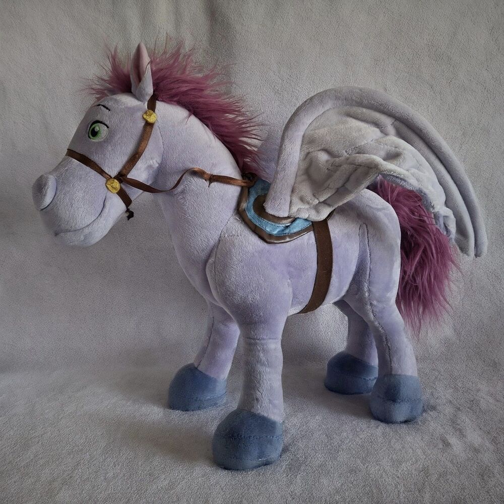 Authentic Disney Sofia the First 14" Minimus Purple Pegasus Horse Plush